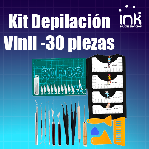 Kit de Depilación para Vinil - Múltiples Usos 30 pcs
