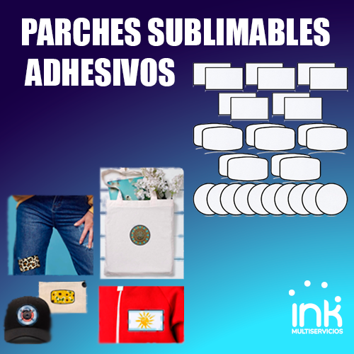 Parches Adhesivos Sublimables