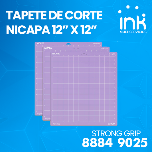 Tapete de corte Nicapa StrongGrip 12x12"